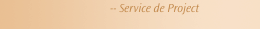 -- Service de Project